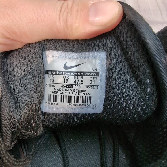 Nike ACG 454350-003 Combat Boots Black Leather/Nylon – Men’s Size 13 - Picture 5 of 9